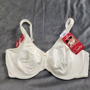 Lilyette The Dream Bra cream colored T-shirt bra Full Figure plus size 38D